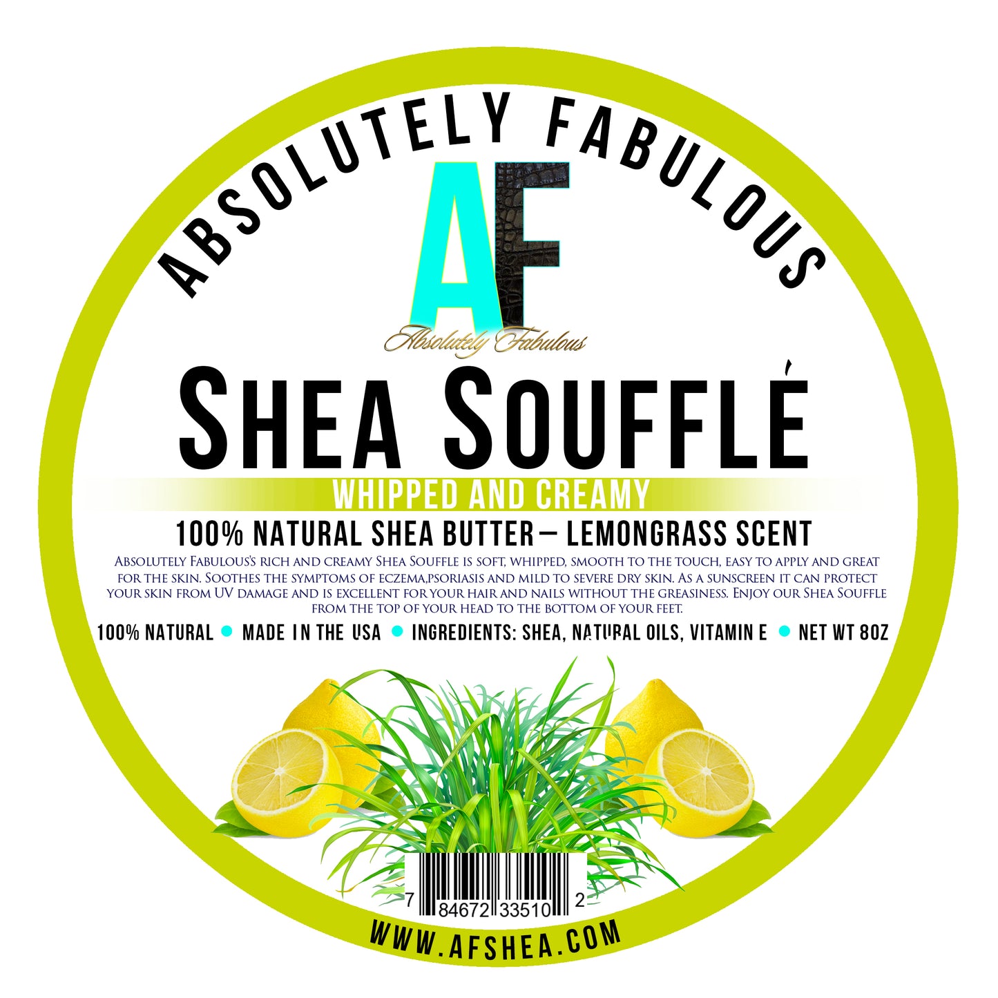 Shea Soufflé - Lemongrass Scent